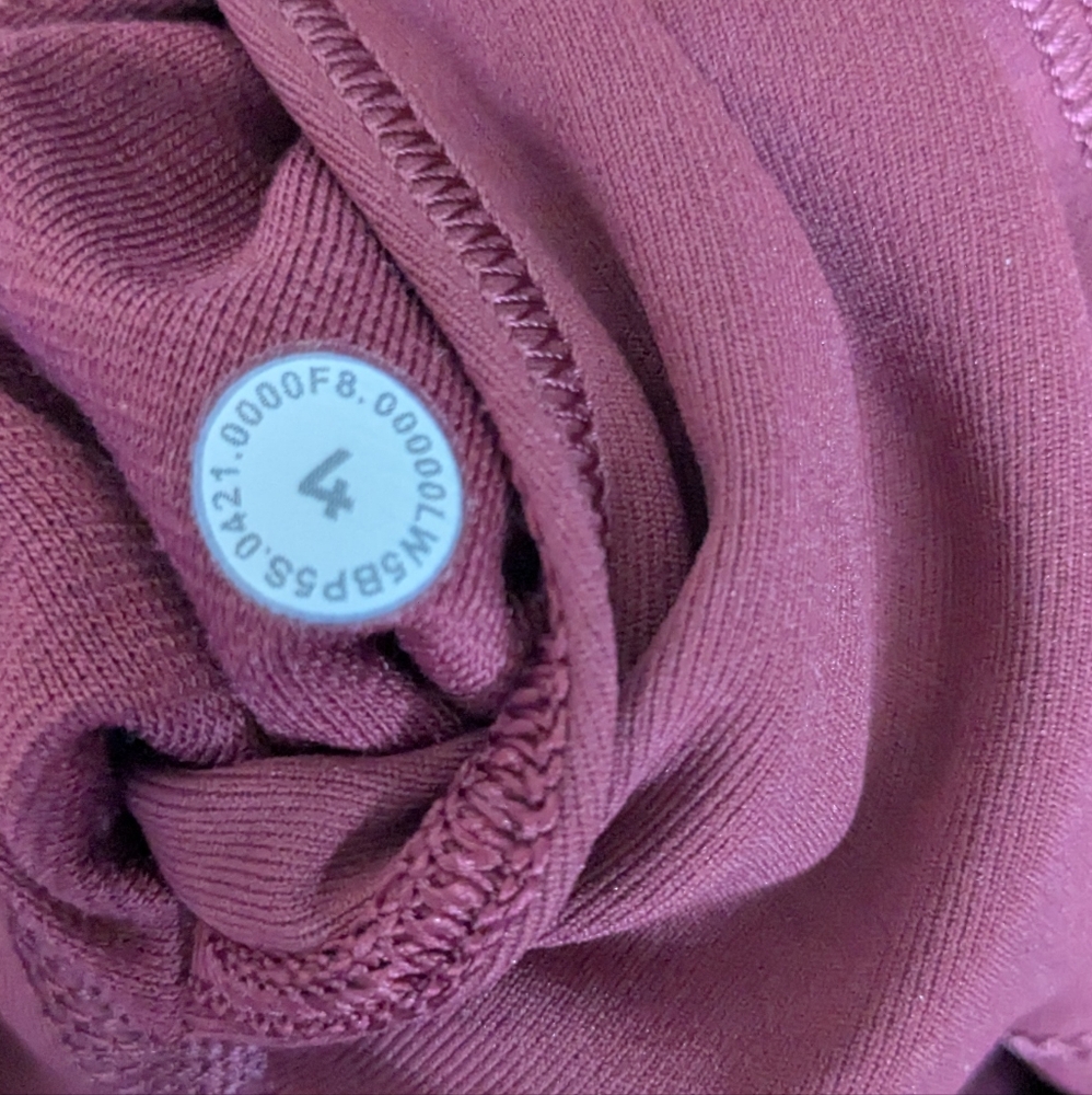 Lululemon 2021 Wunder Under High-Rise Tight 28" Luxtreme Grape Thistle Size US 4 - Picture 5 of 6